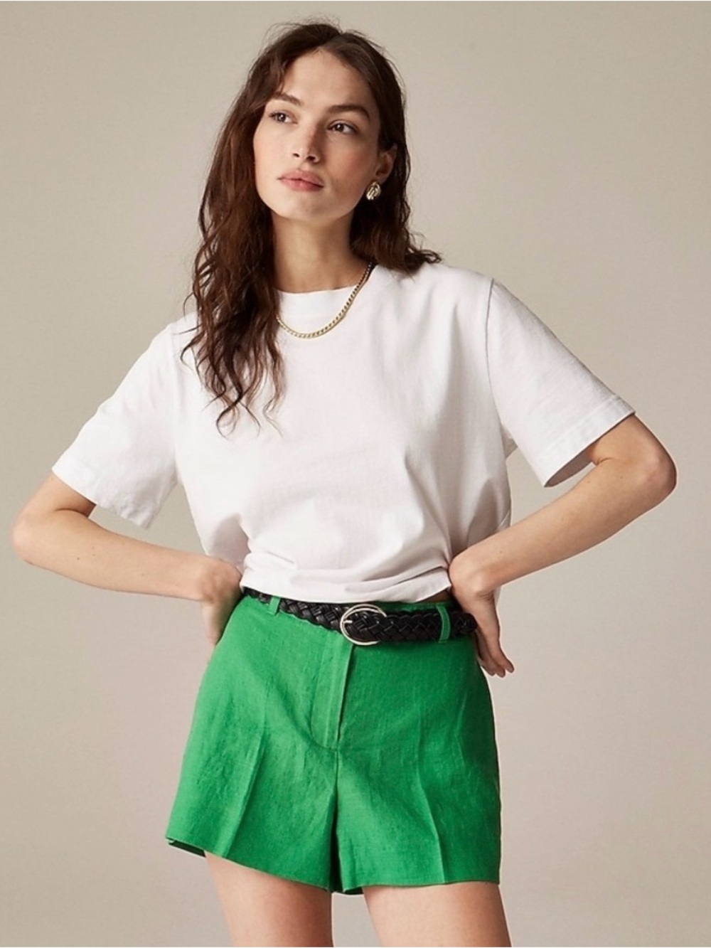 J. Crew Linen 3" Harbor Shorts